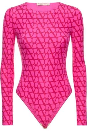 VALENTINO Body De Jersey Estampado