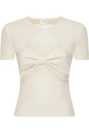 Giambattista Valli Top De Jersey De Viscosa Con Lazo
