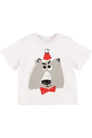 Stella McCartney Camiseta De Algodón Orgánico Con Apliques
