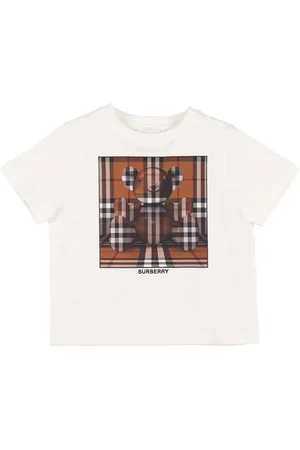 Burberry Camiseta De Jersey De Algodón Con Logo