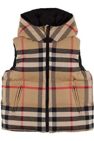 Burberry Chaleco De Plumas Pespunteado De Nylon