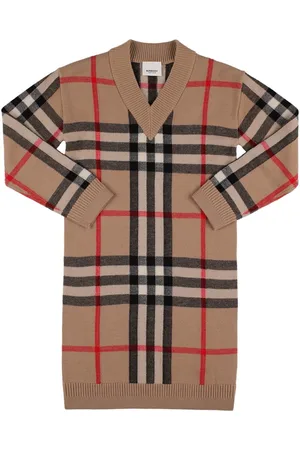 Burberry Vestido De Punto De Lana