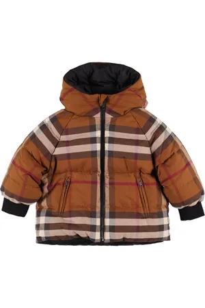 Burberry Chaqueta De Plumas De Algodón Pespunteado