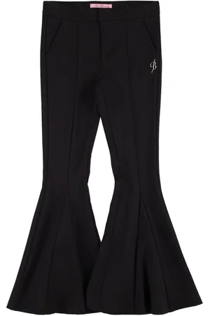 MISS BLUMARINE Pantalones Acampanados De Viscosa