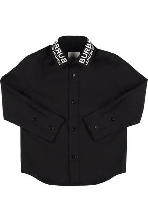 Burberry Camisa De Popelina De Algodón