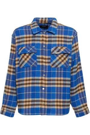 Represent Camisa De Franela De Algodón Con Logo