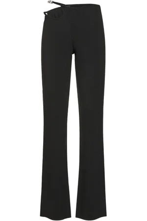 GCDS Pantalones De Viscosa Con Aberturas