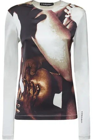 Y / PROJECT Top De Jersey Con Manga Larga