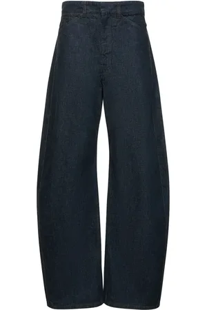 LEMAIRE Jeans De Algodón Con Cintura Alta
