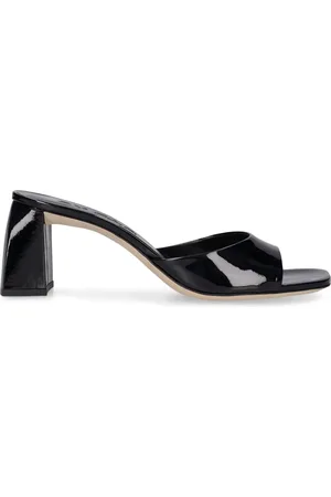 By Far Zapatos Mules De Charol 70mm