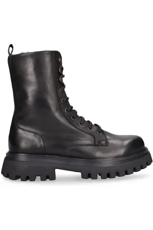 Dolce & Gabbana Botas Combat De Piel
