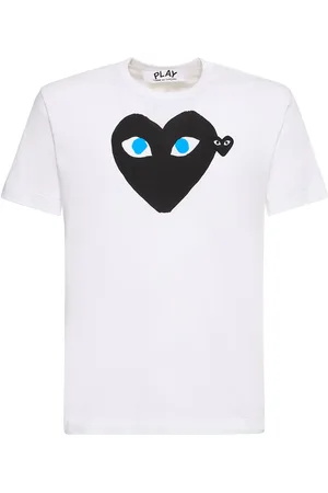 Comme des Garçons Camiseta De Algodón Con Logo
