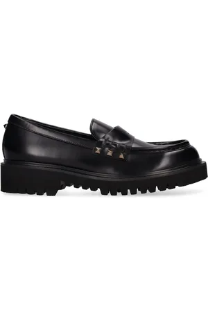 Mocasines CL Moc Lug De Piel en Negro - Christian Louboutin