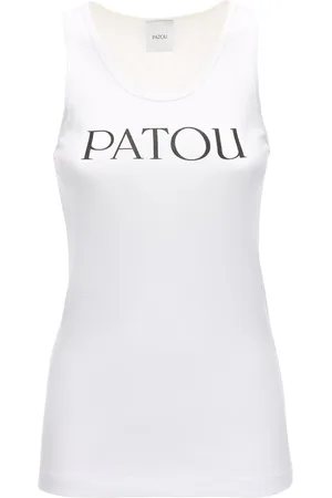 Patou Top Sin Mangas De Jersey De Algodón Con Correas