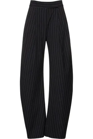 The Attico Pantalones Anchos De Lana