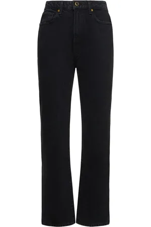 Khaite Jeans Rectos Con Cintura Alta