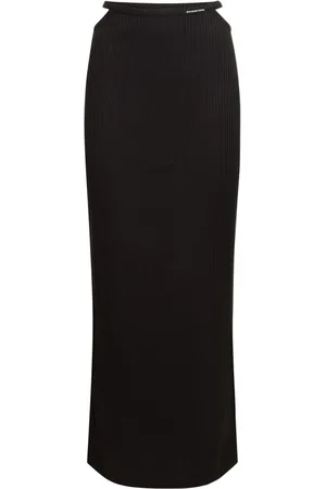 Alexander Wang Falda Maxi De Algodón