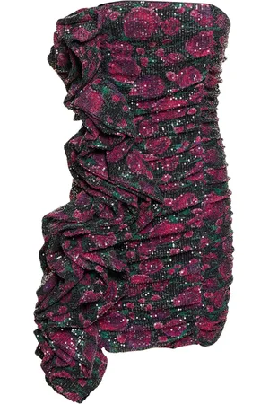 ROTATE Vestido Corto Con Volantes