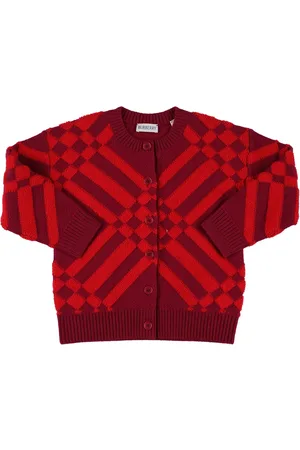 Burberry Cárdigan De Lana Y Cashmere Estampado