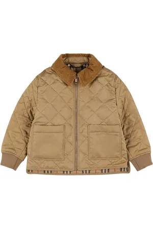 Burberry Chaqueta Acolchada De Nylon Con Cuadros