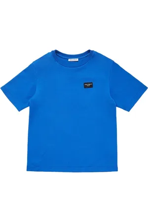 Dolce & Gabbana Camiseta De Jersey De Algodón Con Logo Bordado