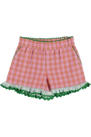 Stella McCartney Shorts De Popelina De Algodón