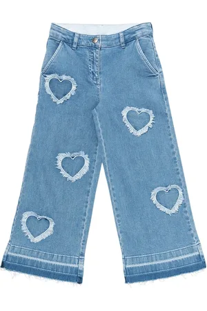 Stella McCartney Jeans De Denim De Algodón Con Parches