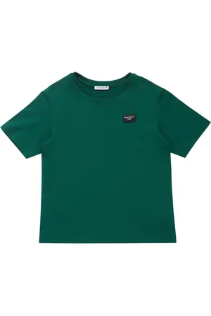 Dolce & Gabbana Camiseta De Jersey De Algodón Con Logo Bordado