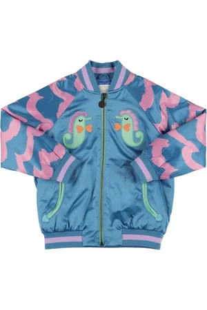 Stella McCartney Chaqueta Bomber De Satén Bordada