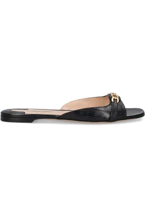 Tom Ford Sandalias Planas De Piel Efecto Lagarto 10mm