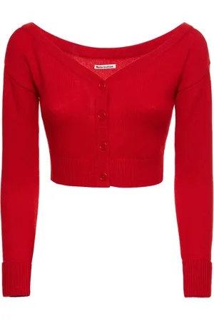 Reformation Cárdigan De Cashmere Con Hombros Descubiertos