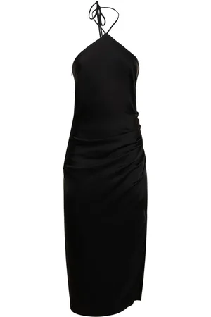Simkhai Vestido Midi De Satén Con Cuello Halter