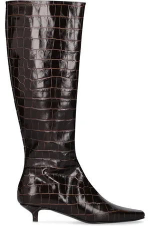 Totême Botas Altas De Piel 35mm