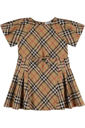 Burberry Vestido Camisero De Algodón
