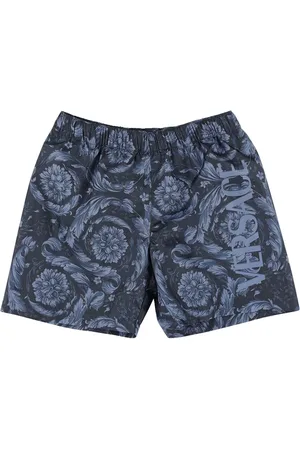 VERSACE Bañador Shorts De Nylon Con Estampado