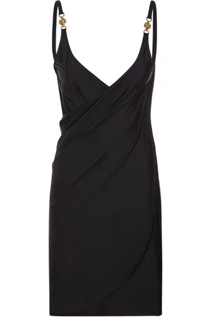 VERSACE Vestido Corto De Jersey Drapeado
