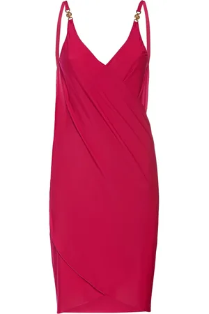 VERSACE Vestido Corto De Jersey Drapeado