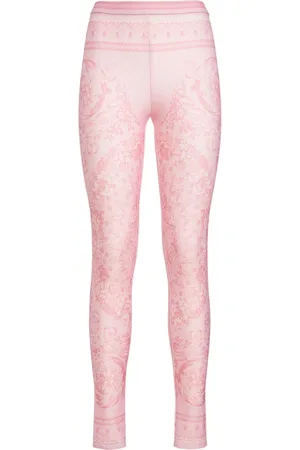VERSACE Leggings De Lycra Con Estampado