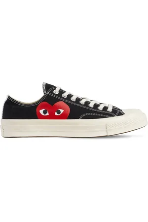 Comme des Garçons Sneakers Altas Play Converse De Algodón 20mm