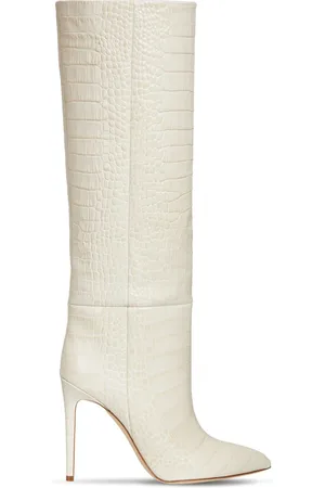 PARIS TEXAS Botas Altas De Piel Efecto Cocodrilo 105mm