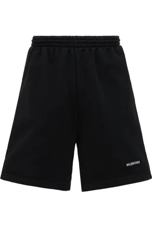 Balenciaga Shorts De Felpa De Algodón
