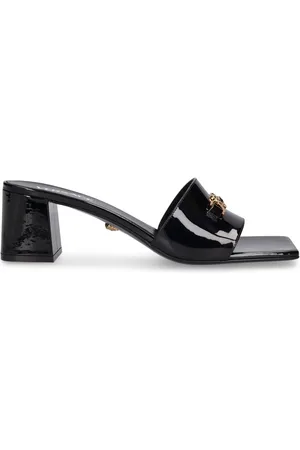 VERSACE Zapatos Mules De Charol 55mm