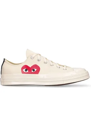 Comme des Garçons Sneakers Altas Play Converse De Algodón 20mm