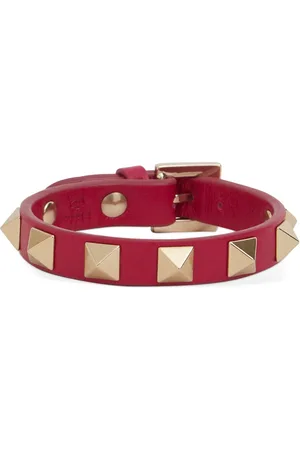 VALENTINO GARAVANI Brazalete Rockstud De Piel