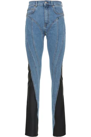 MUGLER Jeans Skinny De Denim Y Jersey
