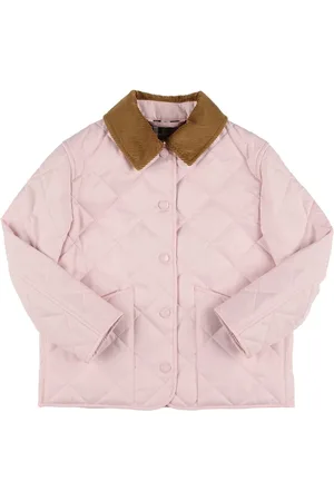 Burberry Chaqueta Acolchada Pespunteada Con Forro A Cuadros
