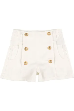 Balmain Shorts De Mezcla De Algodón