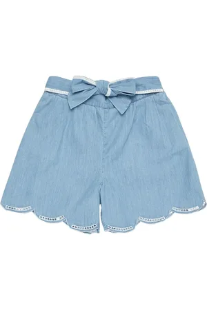 Chloé Shorts De Algodón Con Lazo