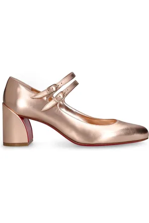 Christian Louboutin Salones De Piel Laminada 55mm