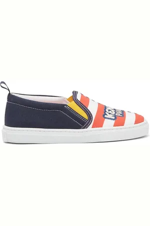 Kenzo Sneakers Slip-on De Algodón Y Goma